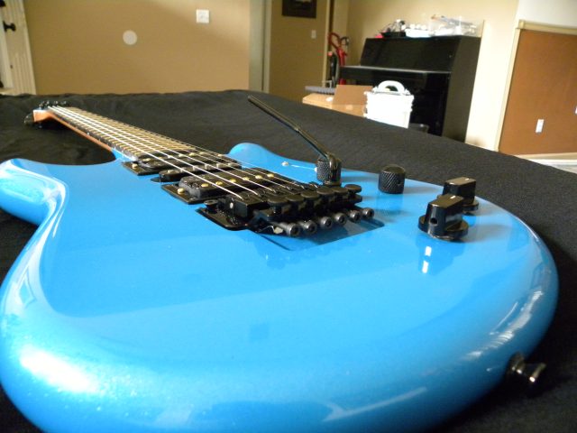 Handbuilt custom electric guitar. Built by William Gelvin, Gelvin Guitars
