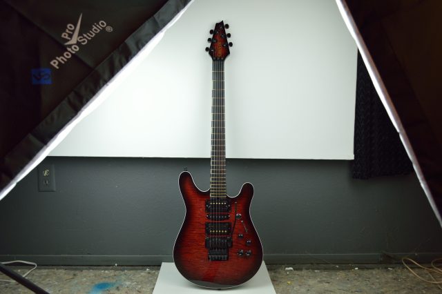 Custom electric guitar. Built by William Gelvin, Gelvin Guitars