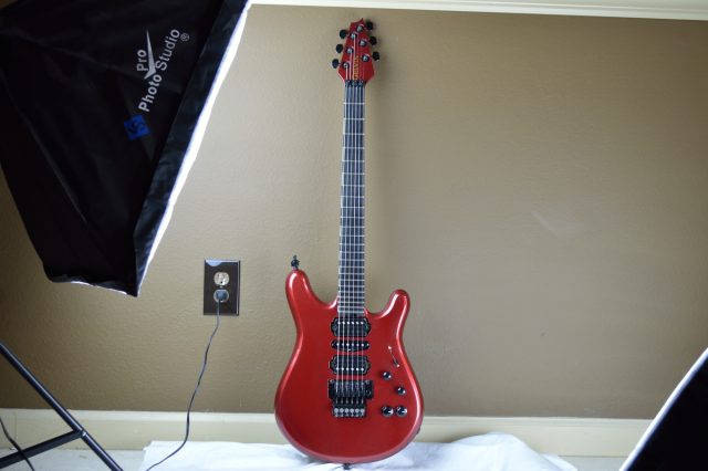 Handmade electric guitar. Built by William Gelvin, Gelvin Guitars