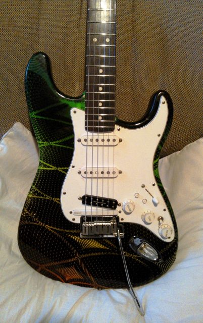 Handmade electric guitar. Built by William Gelvin, Gelvin Guitars