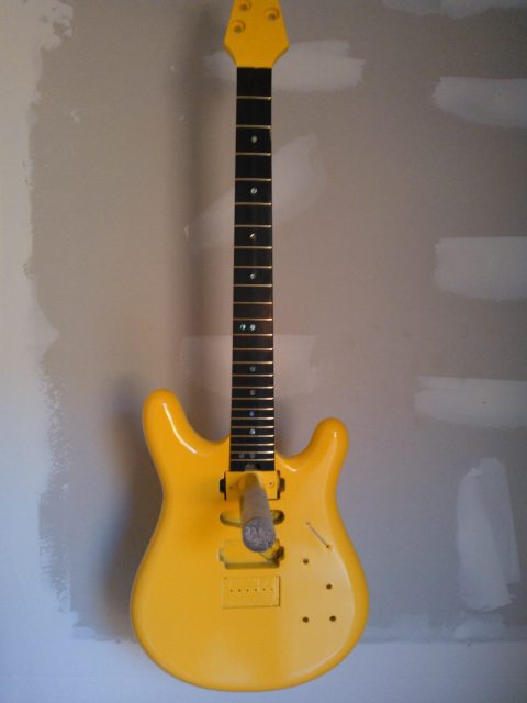 Custom electric guitar. Built by William Gelvin, Gelvin Guitars