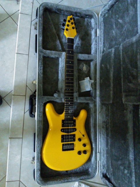 Handmade electric guitar. Built by William Gelvin, Gelvin Guitars