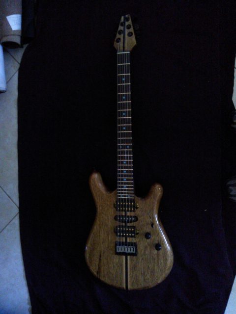 Handmade electric guitar. Built by William Gelvin, Gelvin Guitars