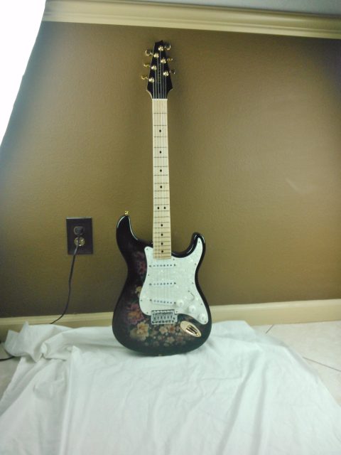 Custom electric guitar. Built by William Gelvin, Gelvin Guitars
