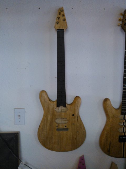 Handbuilt custom electric guitar. Built by William Gelvin, Gelvin Guitars
