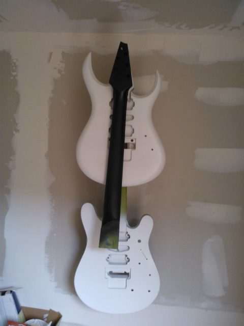 Handbuilt custom electric guitar. Built by William Gelvin, Gelvin Guitars