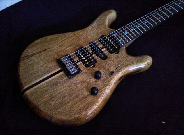 Handmade electric guitar. Built by William Gelvin, Gelvin Guitars