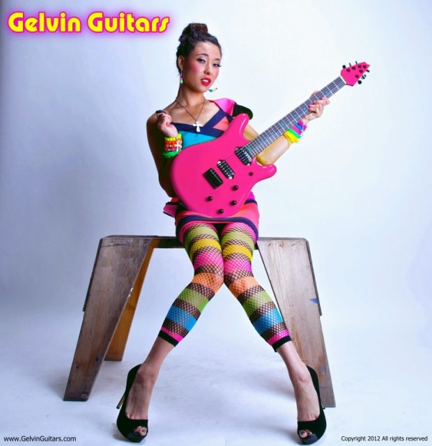 Handbuilt custom electric guitar. Built by William Gelvin, Gelvin Guitars