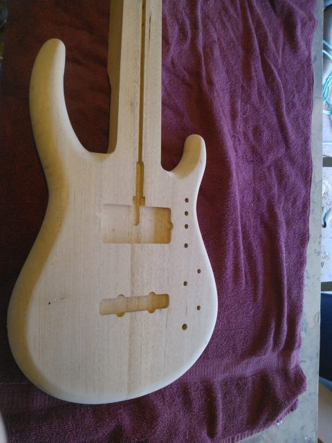 Handmade electric guitar. Built by William Gelvin, Gelvin Guitars