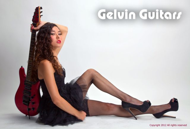 Electric guitar built from scratch. Built by William Gelvin, Gelvin Guitars