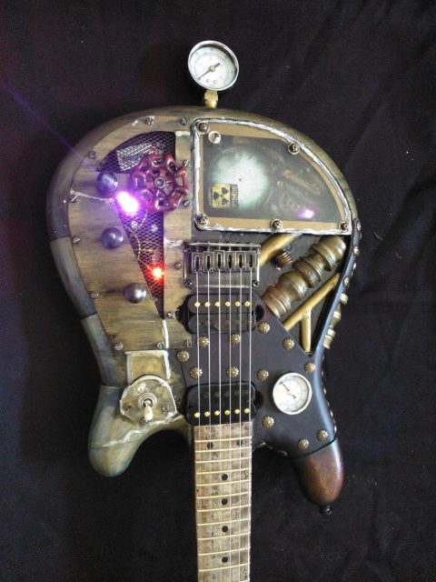Handmade electric guitar. Built by William Gelvin, Gelvin Guitars