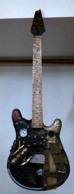 Handbuilt custom electric guitar. Built by William Gelvin, Gelvin Guitars