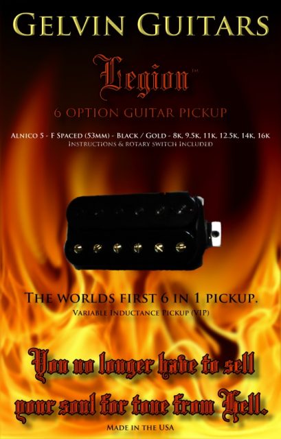 Handmade electric guitar. Built by William Gelvin, Gelvin Guitars
