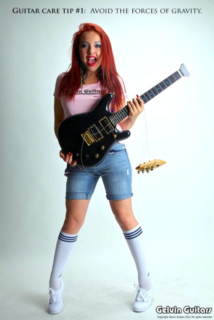 Custom electric guitar. Built by William Gelvin, Gelvin Guitars
