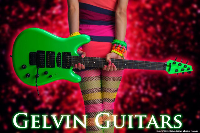 Handbuilt custom electric guitar. Built by William Gelvin, Gelvin Guitars