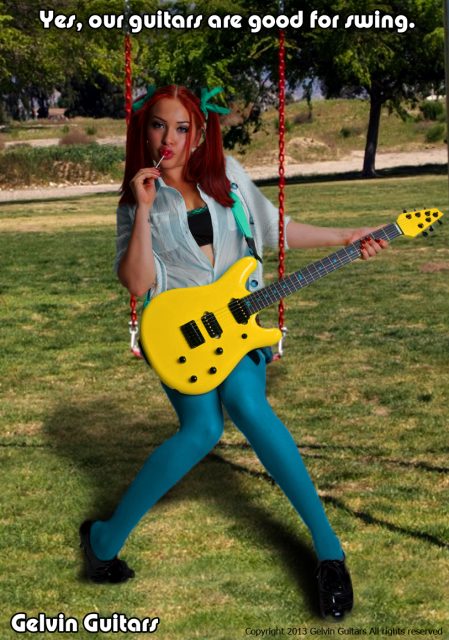 Handbuilt custom electric guitar. Built by William Gelvin, Gelvin Guitars