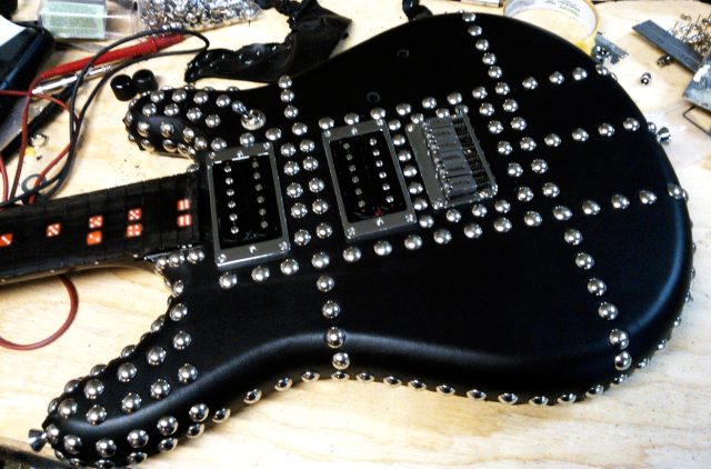Handbuilt custom electric guitar. Built by William Gelvin, Gelvin Guitars