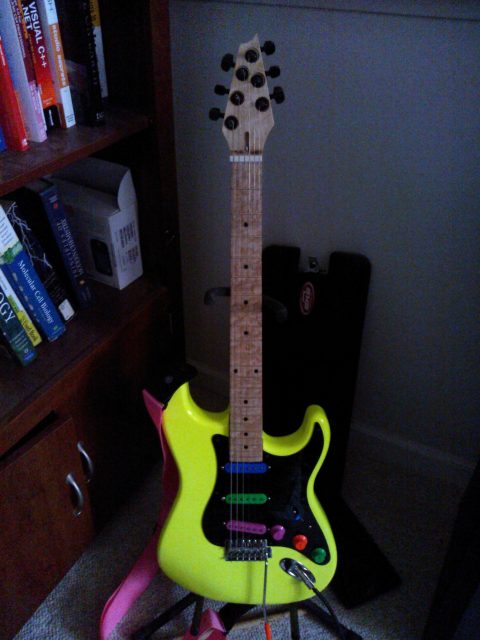 Electric guitar built from scratch. Built by William Gelvin, Gelvin Guitars