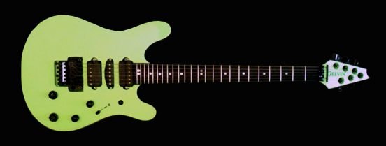 Custom electric guitar. Built by William Gelvin, Gelvin Guitars