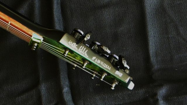 Handmade electric guitar. Built by William Gelvin, Gelvin Guitars