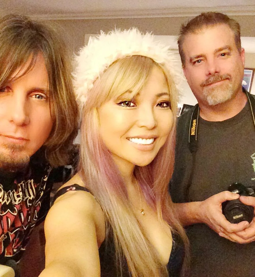 Robby Lochner, Rayko Dig and Will Gelvin backstage